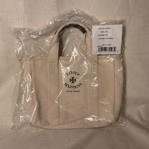 Tory Burch Mini Mercer Canvas Tote Bag ✨ BRAND NEW